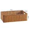 Cesta de Armazenamento para Gabinete Kens Mesa de Centro Japonesa Caixa de Diversos Rattan Sintético Trançado Cesta de Armazenamento para Entrada Casa Caixa de Armazenamento para Mesa