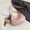 Moda Casual Otoño 2025 Bolso Dumpling Nuevo Bolso Mini Portátil de Media Luna Estilo Coreano Bolso Pequeño de Hombro Cruzado