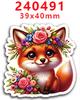 Parche de resina acrílica con lazo, adorables pegatinas decorativas para refrigerador, PR238165, 2023