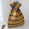 Bolsa de Punto, Bolsa Tejida, Bolsa de Recuerdo para Mujer, Nuevo Bolso de Celebridad de Internet, Bolso de Muñeca, Bolso Casual para Llevar a Mano de Estudiante