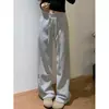 Chamarra con Capucha Gris para Mujer Conjunto Deportivo a Juego Conjunto Casual Relajado Otoño Estilo Coreano Conjunto de Ropa para Mujer Otoño