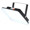 Luz de carga cuadrada LED, luz de camping USB impermeable para exteriores, luz para puesto de mercado nocturno, foco portátil súper brillante