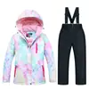 Traje de Esqui Infantil para Meninas Outdoor Espessado Quente Equipamento de Viagem para Harbin Xuexiang Nordeste Traje de Esqui