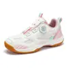Zapatillas Casuales de Bádminton con Hebilla Giratoria Transfronteriza Transpirables Estilo Pareja Ligeras Tenis de Mesa Zapatillas de Entrenamiento de Tenis para Hombre