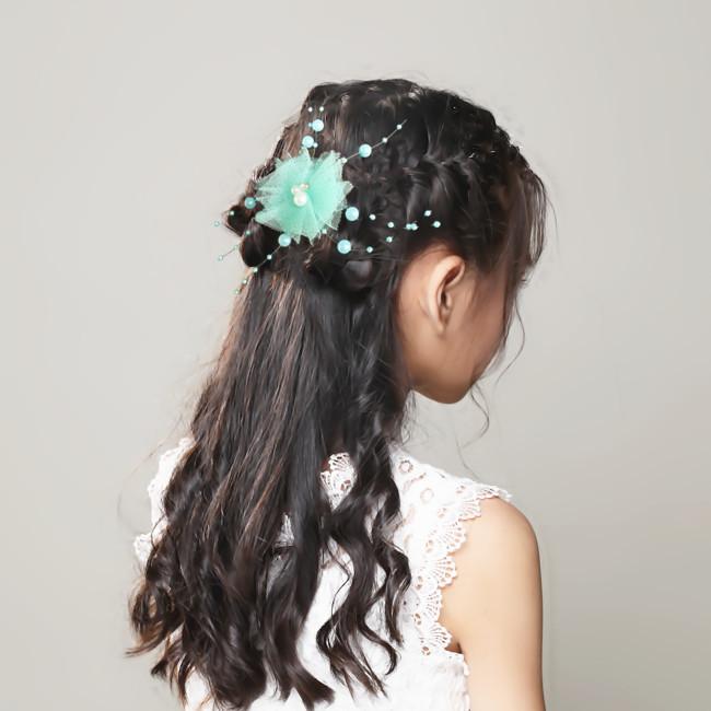 迷茫日用百货花朵珍珠边夹