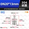 Conector pagoda de rosca macho de acero inoxidable 304 para tuberías de agua y mangueras, reductor de rosca externa para bombas de agua (4/6/1 pulgada).
