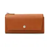 Billetera para Mujer Estilo Japonés con Patrón de Lichi 70% de Descuento, Tarjetero de Cierre Suave de Alta Gama, Bolso de Mano, Billetera Larga Transfronteriza