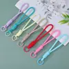 Llavero Tejido Creativo de Colores, Colgante para Bolso, Tejido a Mano con Bloques de Color, Correa Anti-Pérdida para Memoria USB, Venta al por Mayor desde el Fabricante