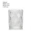 Copo para Vela Padrão 200ml Copo de Vidro Transparente para Vela Perfumada Copo de Vidro Simples e Requintado Copo Decorativo de Vidro