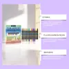 Set de Plumas Nymixa para Uñas de Doble Punta Herramientas para Uñas DIY Plumas de Contorno para Uñas Coloridas Multicolores Fáciles de Usar