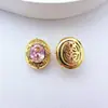 Cuentas Espaciadoras Multitaladro Chapadas en Oro con Circonita de Alta Retención de Color para Pulseras y Collares, Accesorios de Joyería Hechos a Mano para DIY, Materiales para Ensartar