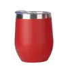Taza de cáscara de huevo transfronteriza, taza térmica en forma de U de doble pared al vacío de 12 oz, taza de huevo swig de acero inoxidable 304, copa de vino al por mayor