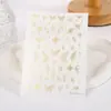 Adesivos de borboleta japonesa para manicure 2023 novo alta qualidade ouro e prata quente líquido decorativo padrão pequeno joia