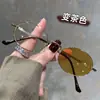 Óculos de Miopia Retro Dourados com Armação Color-Changing Podem Ser Equipados com Óculos de Sol de Receita com Lente Única para Três Usos Sem Maquiagem Artefato Clareador Óculos de Miopia