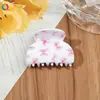 Qi Yue Clip de Garra de PVC Pequeño Clip de Pelo de Acrílico de Gama Alta para Mujeres Moño en la Parte Posterior de la Cabeza Pinza de Tiburón Accesorios para el Cabello al por Mayor
