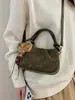 Bolso de mano retro con pliegues mate en forma de nube para mujer, nueva colección otoño 2026, con diseño retorcido, simple y versátil, se puede llevar como bolso de mano o como bolso cruzado