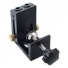 Localizador de agujeros inclinados para carpintería, punzón para agujeros inclinados de empalme de placa de 9,0 mm, juego de herramientas auxiliares de carpintería de aleación de aluminio