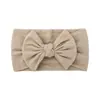Diadema Elástica de Nylon Tejida a Mano de Color Sólido con Lazo de Ala Ancha para Niños, Amazon Europeo y Americano Transfronterizo, Accesorios para el Cabello Infantil 228