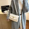 2025 Nuevo Bolso de Hombro Versátil Simple de Moda para Mujer Bolso Cruzado Transfronterizo Bolso de Mano Estilo Coreano Bolso Cuadrado Pequeño para Mujer