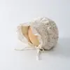 Gorro para Bebé para Otoño e Invierno, Elegante Gorro de Pescador con Encaje para Bebé Niña, Sombrero de Sol Vintage de Lunares para Bebé Princesa