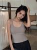 Camisola de Tirantes Cruzados Cálida Reflectante con Almohadillas en el Pecho Estilo Coreano Deseo Puro Chica Caliente Ropa Exterior Más Vendida con Espalda Hermosa