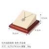 Suportes para Exibição de Joias Suporte para Anel Colar Pingente Pulseira Bandeja de Joias Suporte de Exibição de Madeira Rack de Exibição de Ornamentos Dourado e Prateado