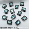 Caixa Mágica Retangular Zircônia Multi-Furo Pulseira de Miçangas Artesanal DIY Colar Acessórios de Joia Contas Espaçadoras Tendência Novo Estilo