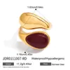 Jieding Anillo Pulsera de Acero de Titanio y Piedra Natural, No se Desvanece, Joyería Popular de Venta Transfronteriza, Accesorios de Mano de Acero Inoxidable, Anillo de Piedra Natural
