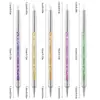 Explosiones Transfronterizas Arte de Uñas Taladro de Punto Perla de Punto Pluma de Punto Doble Cabeza Línea de Dibujo Pluma de Dibujo de Color Traje Flor de Punto Joya Pincel para Arte de Uñas