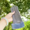 Guantes Cálidos de Gamuza de Venta Caliente Transfronteriza para Mujer Otoño e Invierno 2025 Compatibles con Pantalla Táctil Forrados de Felpa Engrosados Guantes para Ciclismo al Aire Libre
