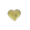 Pastel Corazón de Oro Puro 999, Regalo de San Valentín, Te Amo con Todo Mi Corazón, Princesa, Que Te Enriqueces