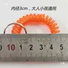 Pulseira de Sauna Plástico Eva Pulseira de Mola Etiqueta de Número Digital Chaveiro Armazenamento para Natação Pulseira Retrátil