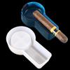 Molde para Gotejamento de Cola de Cristal DIY Ashtray para Charuto Quadrado Oval de Resina Feito à Mão Molde de Silicone para Gotejamento de Cola