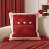 Cojín Decorativo de Perro de Dibujos Animados para Sofá de Sala de Estar con Relleno, Regalo Decorativo, Lindo Cojín para Respaldo de Ventana Abuhardillada con Acabado de Alta Gama