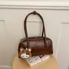 Bolso de axila de gran capacidad con textura vintage, nuevo bolso tipo almohada versátil de moda 2026, bolso de hombro de nicho para mujer para ir al trabajo