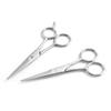 Tijeras de nariz de fábrica de 3.0 pulgadas, tijeras para barba gruesa, tijeras de belleza para maquillaje de cejas pequeñas, tijeras para cejas y pestañas postizas