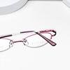 48 tamaño pequeño ultraligero titanio de memoria se puede combinar con montura de gafas para miopía al por mayor Danyang gafas 8020 presbicia femenina negocios