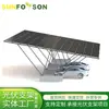 Estructura de soporte para energía verde, marquesina solar de aleación de aluminio, marco fotovoltaico, estructura de soporte para cochera fotovoltaica de aleación de aluminio