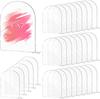 5 piezas de placa de asiento digital de arco transparente de acrílico grande, placa de mesa de acrílico en blanco para fiestas y bodas