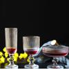 Copa de vino tinto de estilo europeo vintage con vidrieras, copa decorativa para boda, copa de vino, copa de champán, copa de vino con burbujas