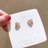Pendientes de estrella de mar de diseño elegante y sencillo, exquisitos pendientes de estrella de nicho, nueva joyería de moda 2024