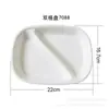 Prato de Água Plástico Cerâmica Tinta Aquarela Recipiente para Tinta Prato de Tinta para Pintura Chinesa Disco Redondo Pequena Paleta de Pintura Chinesa Imitação