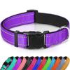 Coleiras Refletivas de Nylon Selecionadas Cuidadosamente para Cães, Coleiras Ajustáveis para Animais de Estimação para Cães de Porte Pequeno e Médio, Atacado Multicor, Coleiras de Segurança para Cães de Porte Médio