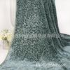 Tela de brocado de terciopelo de color liso, tela de imitación de terciopelo de color liso con flores quemadas, tela de seda morera elástica para vestido cheongsam, tela para ropa de mujer