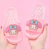 Chinelos Infantis Verão Estilo Princesa Roupa de Bebê Sensação de Casa e Banho Antiderrapante Solado Macio Sandálias Anticolisão para Meninas Pequenas