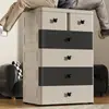 Armario de almacenamiento infantil extragrande y grueso 70-80 cm guardarropa de bebé organizador de ropa simple para el hogar armario de almacenamiento