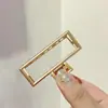 Pinza para el pelo de metal geométrica irregular de alta gama tipo nube, tiburón pequeño, para mujeres, con pasador elegante en la parte posterior de la cabeza