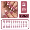 Unhas postiças francesas cor vermelho rosa framboesa brilhante, formato amêndoa médio-longo, cor sólida, estilo garota doce, versátil para o dia a dia, produto acabado removível