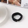 Gores Jewelry Faixa de Cabelo de Veludo com Pérolas e Strass Textura Suave Versátil Outono e Inverno Faixa Elástica Alta Acessórios de Cabelo