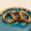 Coreia do Sul Dongdaemun Cor Tartaruga Nova Elástico Transparente para Cabelo Anel de Cabelo Elegante Moda para o Trabalho Estampa de Leopardo Corda para Rabo de Cavalo